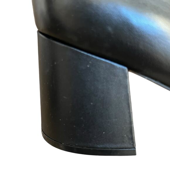 Naturalizer 27 Edit Black Leather Licia Pointed Toe Pumps Size 8.5W - Picture 6 of 12